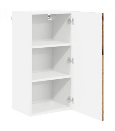 vidaXL Wall Cabinet LUCCA Old Wood 40 x 31 x 80 cm Engineered Wood — Model: 1x wall cabinet (1 door)