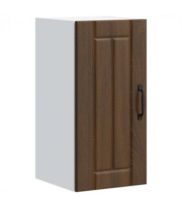 vidaXL Kitchen Wall Cabinet Lucca Brown Oak Engineered Wood — Size: 30 x 31 x 60 cm, Model: 1x wall cabinet (1 door)