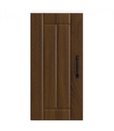 vidaXL Kitchen Wall Cabinet Lucca Brown Oak Engineered Wood — Size: 30 x 31 x 60 cm, Model: 1x wall cabinet (1 door)