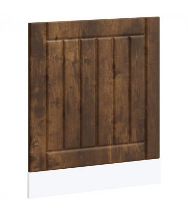 vidaXL Dishwasher Panel Lucca Smoked Oak Engineered Wood — Size: 60 x 1.5 x 67 cm, Model: 1x dishwasher panel