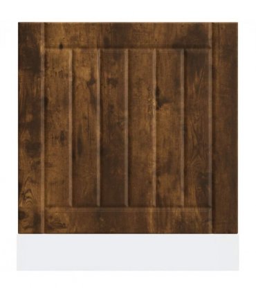 vidaXL Dishwasher Panel Lucca Smoked Oak Engineered Wood — Size: 60 x 1.5 x 67 cm, Model: 1x dishwasher panel