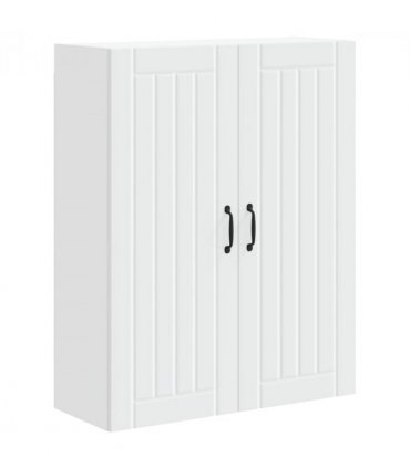 vidaXL Wall Cabinet LUCCA White 80 x 31 x 100 cm Engineered Wood — Model: 1x wall cabinet (2 doors)