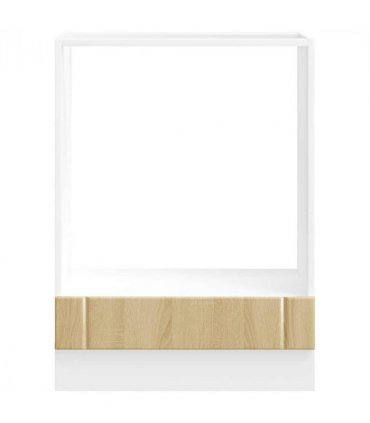 vidaXL Oven Cabinet Lucca Sonoma Oak Engineered Wood — Size: 60 x 46 x 81.5 cm, Model: 1x oven cabinet