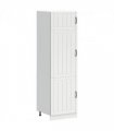 vidaXL Kitchen Cupboard Lucca White Engineered Wood — Size: 60 x 57 x 207 cm, Model: 1x cupboard