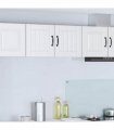 vidaXL Wall Cabinet LUCCA White 40 x 31 x 40 cm Engineered Wood — Model: 1x wall cabinet (1 door)