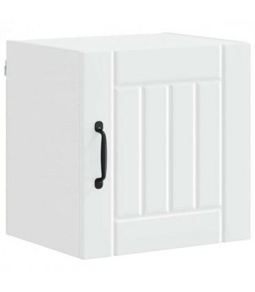 vidaXL Wall Cabinet LUCCA White 40 x 31 x 40 cm Engineered Wood — Model: 1x wall cabinet (1 door)