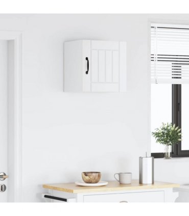 vidaXL Wall Cabinet LUCCA White 40 x 31 x 40 cm Engineered Wood — Model: 1x wall cabinet (1 door)
