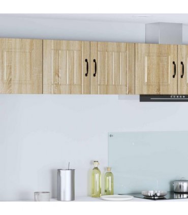 vidaXL Wall Cabinet LUCCA Sonoma Oak 40 x 31 x 40 cm Engineered Wood — Model: 1x wall cabinet (1 door)