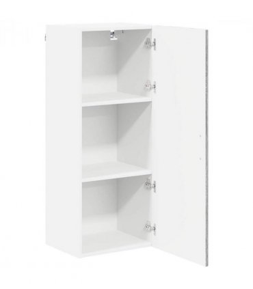 vidaXL Wall Cabinet LUCCA Grey Sonoma 40 x 31 x 100 cm Engineered Wood — Model: 1x wall cabinet (1 door)
