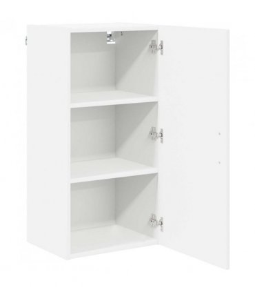 vidaXL Wall Cabinet LUCCA White 40 x 31 x 80 cm Engineered Wood — Model: 1x wall cabinet (1 door)