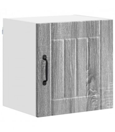 vidaXL Wall Cabinet LUCCA 2 pcs Grey Sonoma 40 x 31 x 40 cm — Model: 2x wall cabinet (1 door)