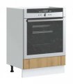 vidaXL Oven Cabinet Lucca Artisan Oak Engineered Wood — Size: 60 x 46 x 81.5 cm, Model: 1x oven cabinet