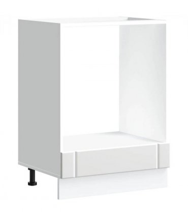 vidaXL Oven Cabinet Lucca White Engineered Wood — Size: 60 x 46 x 81.5 cm, Model: 1x oven cabinet