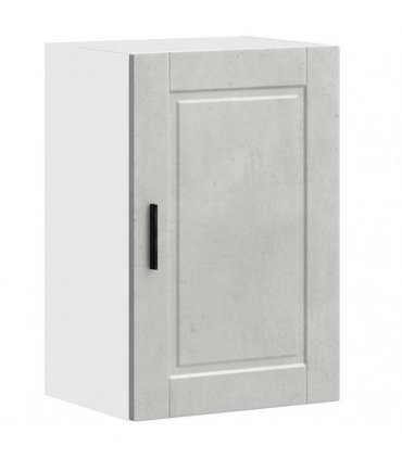 vidaXL Kitchen Wall Cabinet Porto Concrete Grey Engineered Wood — Size: 40 x 31 x 60 cm, Model: 1x wall cabinet (1 door)