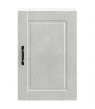 vidaXL Kitchen Wall Cabinet Porto Concrete Grey Engineered Wood — Size: 40 x 31 x 60 cm, Model: 1x wall cabinet (1 door)