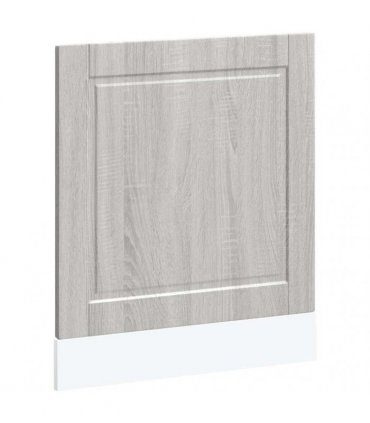 vidaXL Dishwasher Panel Porto Grey Sonoma 60x1.5x57 cm Engineered Wood — Size: 60 x 1.5 x 67 cm, Model: 1x dishwasher panel