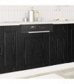 vidaXL Dishwasher Panel PORTO Black Oak 60 x 1.5 x 57 cm — Size: 60 x 1.5 x 67 cm, Model: 1x dishwasher panel