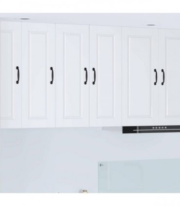 vidaXL Wall Cabinet PORTO White 30 x 31 x 80 cm Engineered Wood — Model: 1x wall cabinet (1 door)