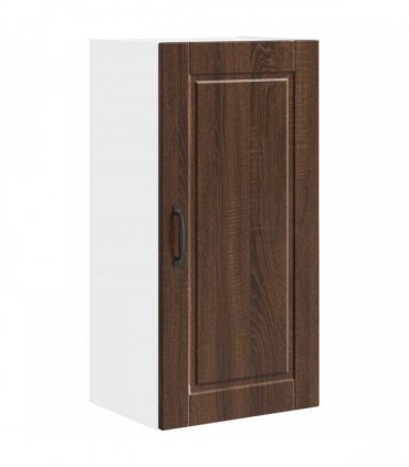 vidaXL Wall Cabinet PORTO Brown Oak 40 x 31 x 80 cm Engineered Wood — Model: 1x wall cabinet (1 door)