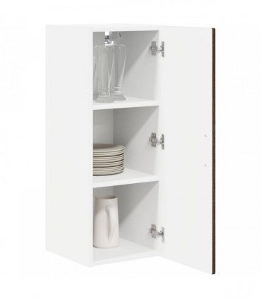 vidaXL Wall Cabinet PORTO Brown Oak 40 x 31 x 80 cm Engineered Wood — Model: 1x wall cabinet (1 door)