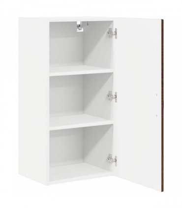 vidaXL Wall Cabinet PORTO Brown Oak 40 x 31 x 80 cm Engineered Wood — Model: 1x wall cabinet (1 door)