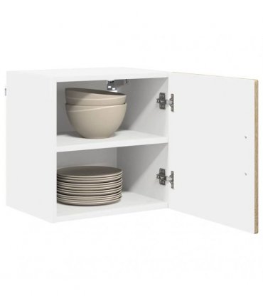 vidaXL Wall Cabinet PORTO 2 pcs Sonoma Oak 40 x 31 x 40 cm — Model: 2x wall cabinet (1 door)