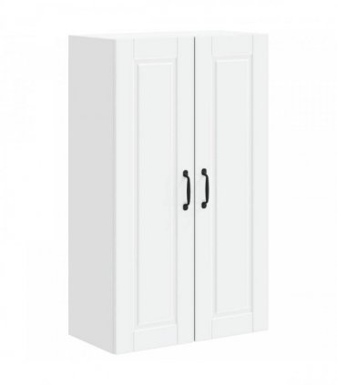 vidaXL Wall Cabinet PORTO White 60 x 31 x 100 cm Engineered Wood — Model: 1x wall cabinet (2 doors)