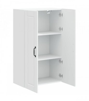 vidaXL Wall Cabinet PORTO White 60 x 31 x 100 cm Engineered Wood — Model: 1x wall cabinet (2 doors)