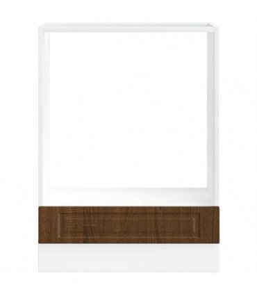 vidaXL Oven Cabinet Porto Brown Oak Engineered Wood — Size: 60 x 46 x 81.5 cm, Model: 1x oven cabinet