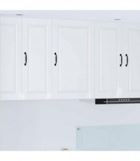 vidaXL Wall Cabinet PORTO High Gloss White 50 x 31 x 80 cm — Model: 1x wall cabinet (1 door)