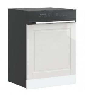 vidaXL Dishwasher Panel Porto High Gloss White 60x1.5x57 cm Engineered Wood — Size: 60 x 1.5 x 67 cm, Model: 1x dishwasher panel