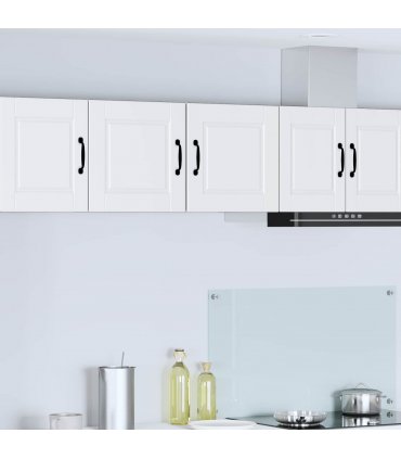 vidaXL Wall Cabinet PORTO White 40 x 31 x 40 cm Engineered Wood — Model: 1x wall cabinet (1 door)
