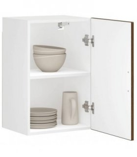 vidaXL Kitchen Wall Cabinet Porto Brown Oak Engineered Wood — Size: 40 x 31 x 60 cm, Model: 1x wall cabinet (1 door)