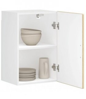 vidaXL Kitchen Wall Cabinet Porto Sonoma Oak Engineered Wood — Size: 40 x 31 x 60 cm, Model: 1x wall cabinet (1 door)