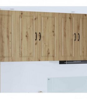 vidaXL Wall Cabinet PORTO Artisan Oak 80 x 31 x 80 cm Engineered Wood — Model: 1x wall cabinet (2 doors)