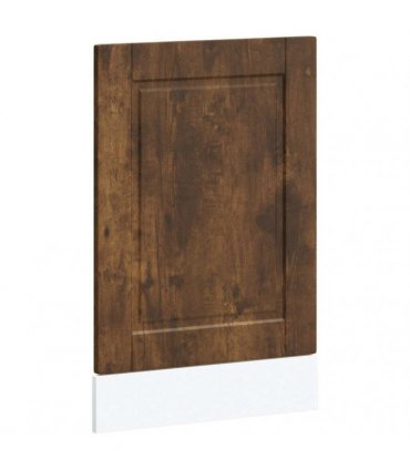 vidaXL Dishwasher Panel Porto Smoked Oak 45x1,5x57 cm Engineered Wood — Size: 45 x 1.5 x 67 cm, Model: 1x dishwasher panel