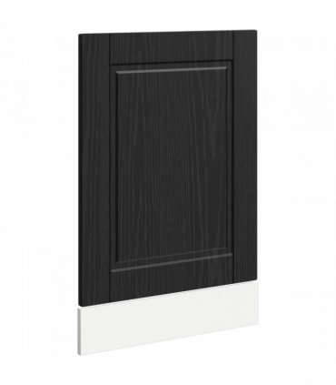 vidaXL Dishwasher Panel PORTO Black Oak 45 x 1.5 x 57 cm — Size: 45 x 1.5 x 67 cm, Model: 1x dishwasher panel