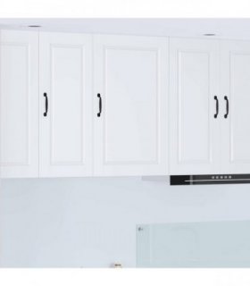 vidaXL Wall Cabinet PORTO White 50 x 31 x 80 cm Engineered Wood — Model: 1x wall cabinet (1 door)