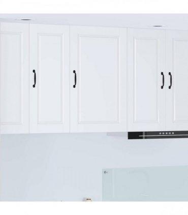 vidaXL Wall Cabinet PORTO White 50 x 31 x 80 cm Engineered Wood — Model: 1x wall cabinet (1 door)