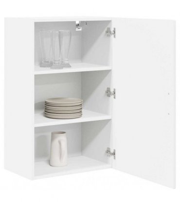 vidaXL Wall Cabinet PORTO White 50 x 31 x 80 cm Engineered Wood — Model: 1x wall cabinet (1 door)