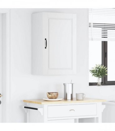 vidaXL Wall Cabinet PORTO White 50 x 31 x 80 cm Engineered Wood — Model: 1x wall cabinet (1 door)
