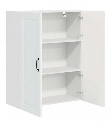 vidaXL Wall Cabinet PORTO White 80 x 31 x 100 cm Engineered Wood — Model: 1x wall cabinet (2 doors)