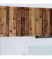 vidaXL Wall Cabinet PORTO Old Wood 80 x 31 x 80 cm Engineered Wood — Model: 1x wall cabinet (2 doors)