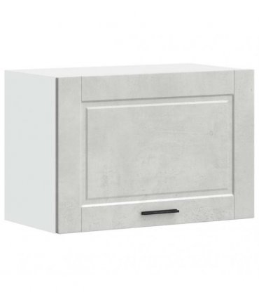 vidaXL Kitchen Wall Cabinet Porto Concrete Grey Engineered Wood — Size: 60 x 31 x 40 cm, Model: 1x wall cabinet (1 flap door)