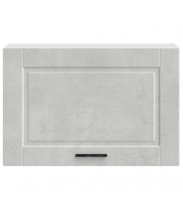 vidaXL Kitchen Wall Cabinet Porto Concrete Grey Engineered Wood — Size: 60 x 31 x 40 cm, Model: 1x wall cabinet (1 flap door)