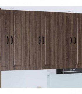 vidaXL Wall Cabinet PORTO Brown Oak 60 x 31 x 100 cm Engineered Wood — Model: 1x wall cabinet (2 doors)