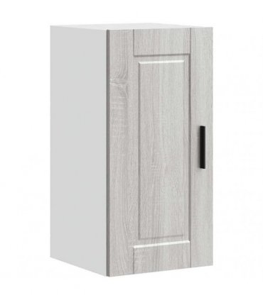 vidaXL Kitchen Wall Cabinet Porto Grey Sonoma Engineered Wood — Size: 30 x 31 x 60 cm, Model: 1x wall cabinet (1 door)