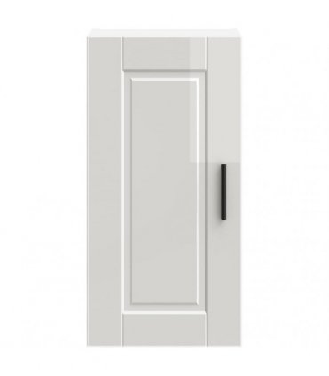 vidaXL Kitchen Wall Cabinet Porto High Gloss White Engineered Wood — Size: 30 x 31 x 60 cm, Model: 1x wall cabinet (1 door)