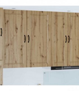 vidaXL Wall Cabinet PORTO Artisan Oak 50 x 31 x 100 cm Engineered Wood — Model: 1x wall cabinet (1 door)