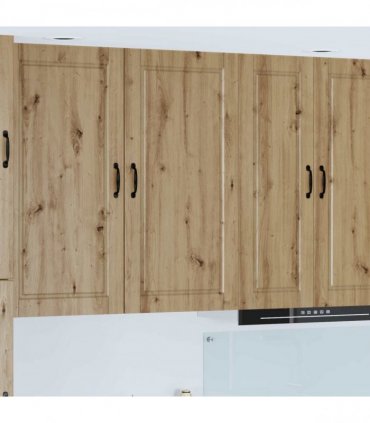 vidaXL Wall Cabinet PORTO Artisan Oak 50 x 31 x 100 cm Engineered Wood — Model: 1x wall cabinet (1 door)